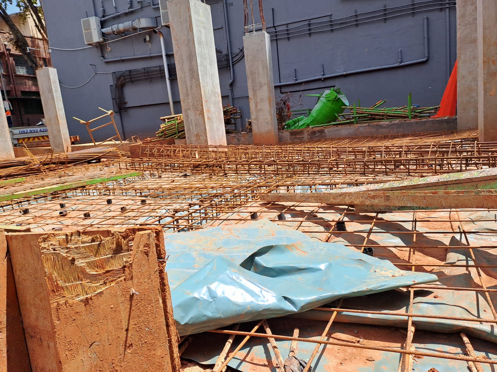 57 on Bok Rebar Installation